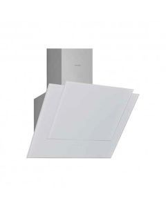 Silverline 3424 Cappa a parete cm 90 - bianco e vetro bianco