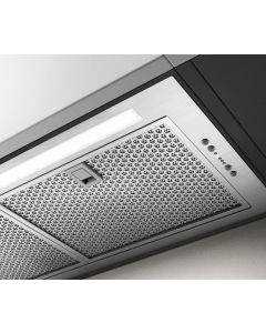 Elica PRF0181962 FOLD S GR/A/52 Cappa Incasso 60 cm Aspirante - Acciaio Inox - Portata 710 m3/h - 53 -66db (A)
