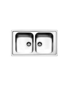 Apell MELODIA MLE862IBC - Lavello incasso 2 vasche inox