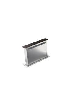 Foster Cappa da Base S4000 Domino Ghost 2451 000 Finitura Vetro Nero e Acciaio Satinato da 50cm