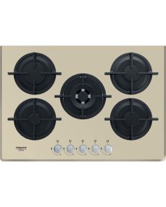 Hotpoint Ariston HAGD 72S/CH Linea Estetica Diamond �Colorazione Champagne piano cottura da 75 cm