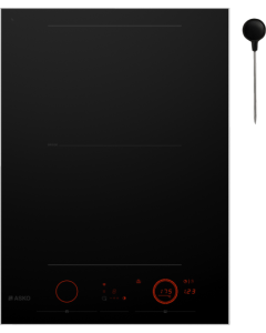 Asko HID352GC - Piano a induzione Celsius°Cooking , 38 cm, 2 zone cottura, Auto Bridge , vetro nero, installazione in appoggio