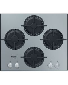 Hotpoint Ariston HAGD 61S/SL Linea Estetica Diamond ·Colorazione Silver piano cottura da 60 cm