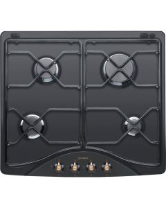 Indesit Piano cottura a gas da 60 cm antracite 4 fuochi