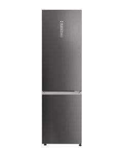 Haier HDPW3620DNPD - Frigorifero libera installazione - combinato - 60 cm - NoFrost - luce led - 377 lt - app hOn - Wi-Fi - dark inox - classe D