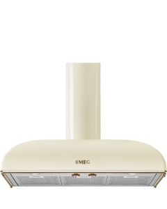 Smeg KS89POE Cappa a parete - finitura panna - da 90cm