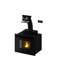 Cadel 7020016 Saturno 16 Stufa a Pellet 18 Kw A++ Metallo Nero