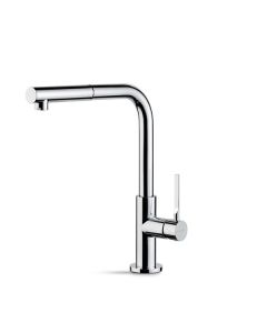 NEWFORM 71825.21.018 Miscelatore monocomando per lavello con bocca “L” girevole e