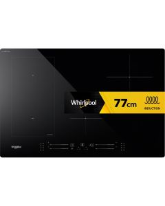 WHIRLPOOL WLS2177CPNE - PIANO INDUZIONE 77 CM 4 ZONE - FLEXICOOK - NERO - BOOSTER