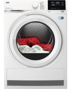 Aeg TR8G83GW Asciugatrice Serie 8000 A+++, Tecnologia AbsoluteCare, Pompa di calore, 8 kg, Bianco