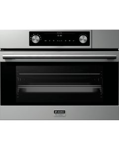 Asko OCS 8483 S - Forno combinato a vapore compatto - 50 lt - sonda temperatura - 23 funzioni - guide telescopiche - acciaio - classe A+
