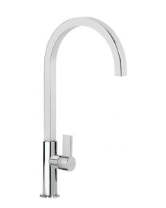 Schock New Aquaarco SXARCN80 - Miscelatore monocomando canna alta quadrata Cromato
