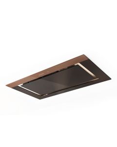 Faber 350.0615.705 C-AIR KL A90 Cappa a Incasso Aspirante colore Vetro nero e marrone dimensione 90 Cm