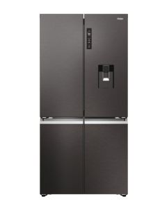 Haier HCR79F19EHMD Libera installazione, quattro porte, No Frost, luci LED, Classe E, Inox scuro