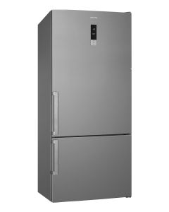 Smeg FC84EN4HX Frigorifero Combinato - Libera Installazione - Acciaio Inox - No Frost Totale - Classe E