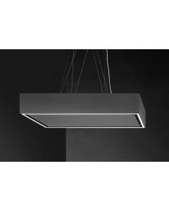 Airone Bellini Evo - Cappa a isola - 90 cm - antracite - illuminazione led - 650 m3/h - comando rotativo 'ROTARY' a 4 velocità - AIP052000000000000