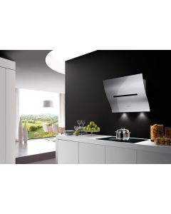 Airone Boheme - Cappa a parete - 80 cm - comando soft touch retroilluminato - 4 velocità - autospegnimento - 770 m3/h - inox - AIQ802500000000000