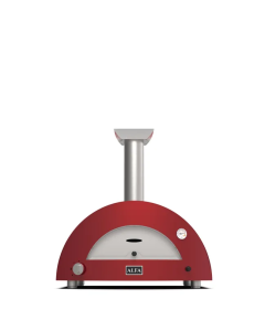 Alfaforni FXMD-2P-LROA - Forno Moderno - Legna - 2 Pizze - Max 500°C - Rosso