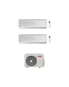 Ariston ALYS Dual 9000+12000 Climatizzatore Condizionatore dual split inverter R32 Wi-Fi Optional Classe A++