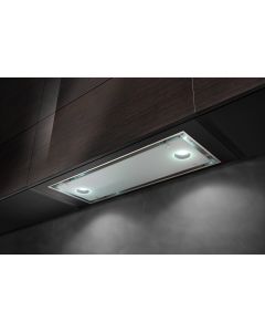 Airone Aida - Cappa incasso - 80 cm - SENZA MOTORE - illuminazione led - finitura in vetro - aspirazione perimetrale - AVQ750000030000002