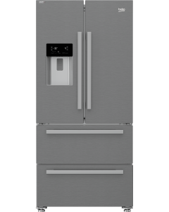 Beko GNE60530DXN Frigorifero Side by Side, French Door, Total NoFrost, 530 Litri, A++