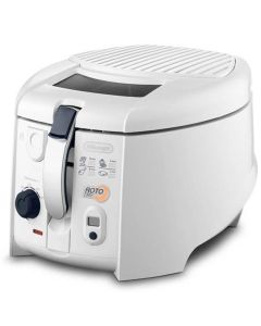 Delonghi Friggitrice F28533.W1 Capacita 1 Kg, Cestello Rotante - Vasca Estraibile