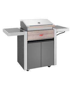 Il Bracere - BB0001530 BBQ 1500 - 3 fuochi
completo di carrello con fornello