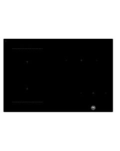 Bertazzoni P784IC1G5NE Piano induzione 80 Cm Black Glass