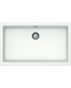 Schock BYKN100XLA01 Lavello Colore Bianco Assoluto, 75 cm, Cristalite Plus