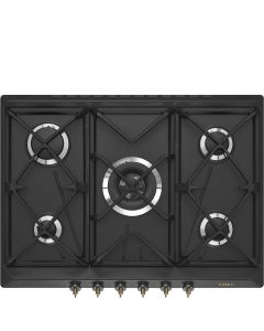 Smeg SRV876AOGH Piano cottura a gas finitura antracite da 70cm