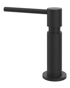 Gessi 29651 299 Dispenser porta sapone da banco cn carica dall'alto Foro per dispenser 24mm, Finitura Nero Opaco
