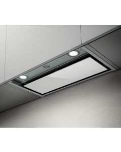 Elica PRF0097795A BOX IN PLUS IXGL/A/60 Cappa ad incasso Feel Aspirante 60 Cm. Cristallo bianco inox