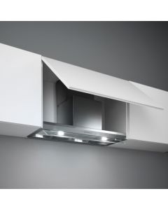 Falmec Virgola Evolution 60 - Cappa Aspirante ad Incasso, 60 cm, Acciaio Inox, 600 m3/h, Classe B