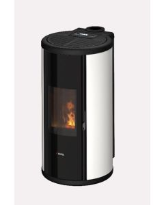 Cadel 7021054 Sound 7 Up Stufa a Pellet 7 Kw A+ Metallo Bianco