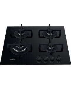 Whirlpool GOA6423NB1 - Piano cottura a gas - 60 cm - nero