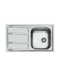 Foster Lavello Fm Marine acciaio inox spazzolato AISI 316, vasca a DX - 1971961