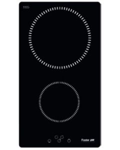 Foster 7322300 - Piano cottura a induzione 29 cm, 2 Zone, serie S1000 per installazione a filo piano (FT) o per incasso sopratop (Q4)