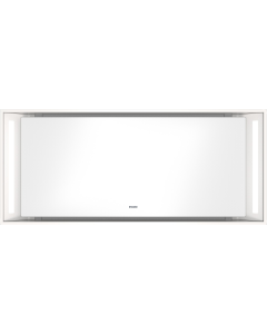 Asko CCT 1252 WC - Cappa a soffitto - 116 cm - aspirazione perimetrale - illuminazione led - vetro bianco - classe A++