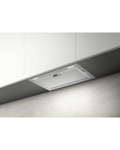 Elica FOLD GR/A/52 PRF0180808 Cappa Incasso 60 cm Aspirante - Silver - Pulsantiera soft light 3v. - Portata 600 m3/h - 46 - 65 db (A) - Assorbimento 180 W. - Illuminazione LED 2X2.1W -Classe B