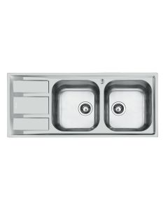 Foster Lavello Fm Marine acciaio inox spazzolato AISI 316, vasca a DX - 1972961