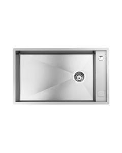 Foster Vasca Quadra acciaio inox satinato aisi 304 bordo installazione filotop | fts - 1237050