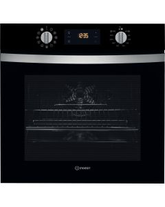 Indesit IFW 4844 H BL - Forno da Incasso Estetica Glass Vetro Nero Classe A+