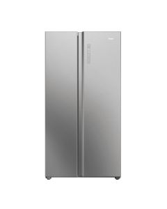 Haier HSW79F18ANMM Frigorifero con congelatore side by side cm. 73 h. 178 - lt. 611 - inox