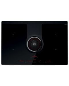 Elica PRF0120976A NIKOLATESLA HP BL/F/830x515 G5 Piano cottura induzione con cappa integrata Filtrante 83 Cm. Nero