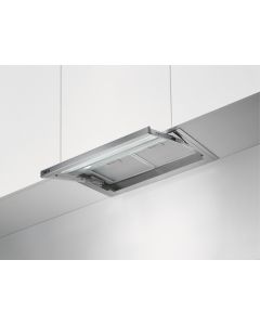 AEG DPE4641M Cappa sottopensile - 60 cm - Installabile in modalita' filtrante e aspirante Motore 210 W Portata 600 m3/h Inox