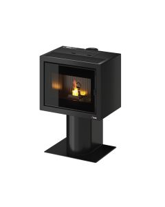 Cadel 7020058 Quasimodo 9 Up Stufa a Pellet 9,3 Kw A+ Metallo Nero