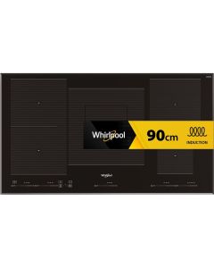 Whirlpool WT1090BA - Piano Cottura a induzione 90cm Vetro Nero