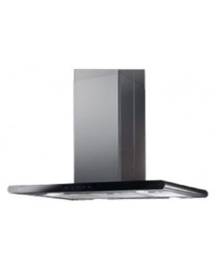 Elica PRF0017852B Galaxy Island BLIX/A/90x45 cappa a Isola da 90 cm in Acciaio inox + Vetro Nero Versione Aspirante
