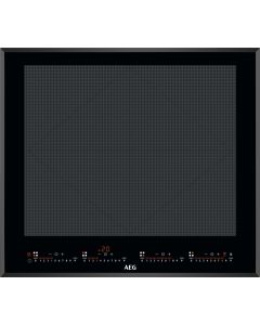 Aeg IKE64683FB Piano Induzione TotalFlex - FlexiPower Management - 60cm - ActiveTouch - Hob2Hood - PowerBoost - Bordo Bisellato - Nero