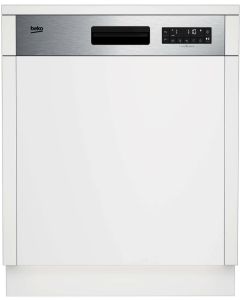 Beko BDSN26430X Lavastoviglie con Cruscotto Inox, 60 cm, 14 Coperti
